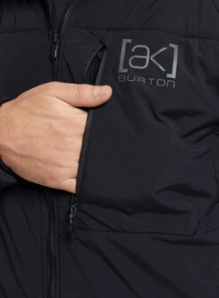 Polaire Burton [ak] Helium Hooded Stretch Insulated Jacket True Black -Ski Promotion Boutique Ak Helium Hooded Insulator True Black Burton Snowboards 5 1