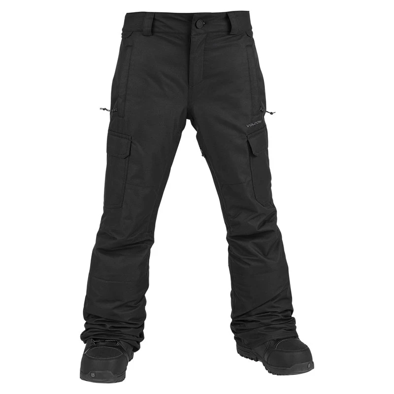 Pantalon Snow Enfant Volcom Cargo Insulated Pant Black 3 Pantalon Snow Enfant Volcom Cargo Insulated Pant Black