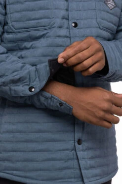 Polaire 686 Engineered Quilted Shacket Orion Blue -Ski Promotion Boutique Engineered Quilted Shacket Orion Blue 686 4 1