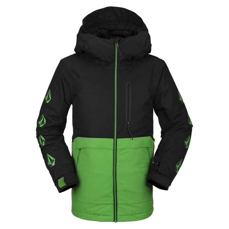 Veste Snow Enfant Volcom Holbeck Insulated Jacket Green 3 Veste Snow Enfant Volcom Holbeck Insulated Jacket Green
