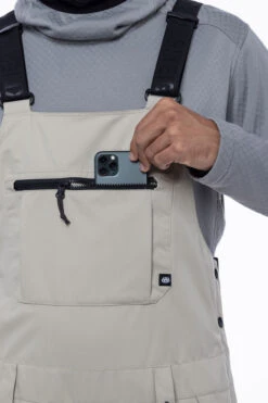 Pantalon Snow 686 Hot Lap Insulated Bib Putty Colorblock -Ski Promotion Boutique Hot Lap Insulated Bib Putty Colorblock 686 7 1