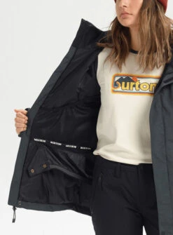 Veste Snow Burton Jet Set 2L Jacket True Black Heather -Ski Promotion Boutique Jet Set Women Jacket True Black Heather Burton Snowboards 2 1