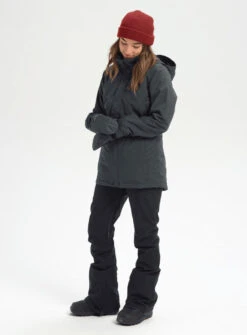 Veste Snow Burton Jet Set 2L Jacket True Black Heather -Ski Promotion Boutique Jet Set Women Jacket True Black Heather Burton Snowboards 4 1