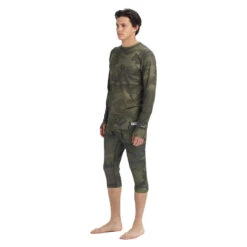 First Layer Homme Burton Men Lightweight Crew Worn Camo