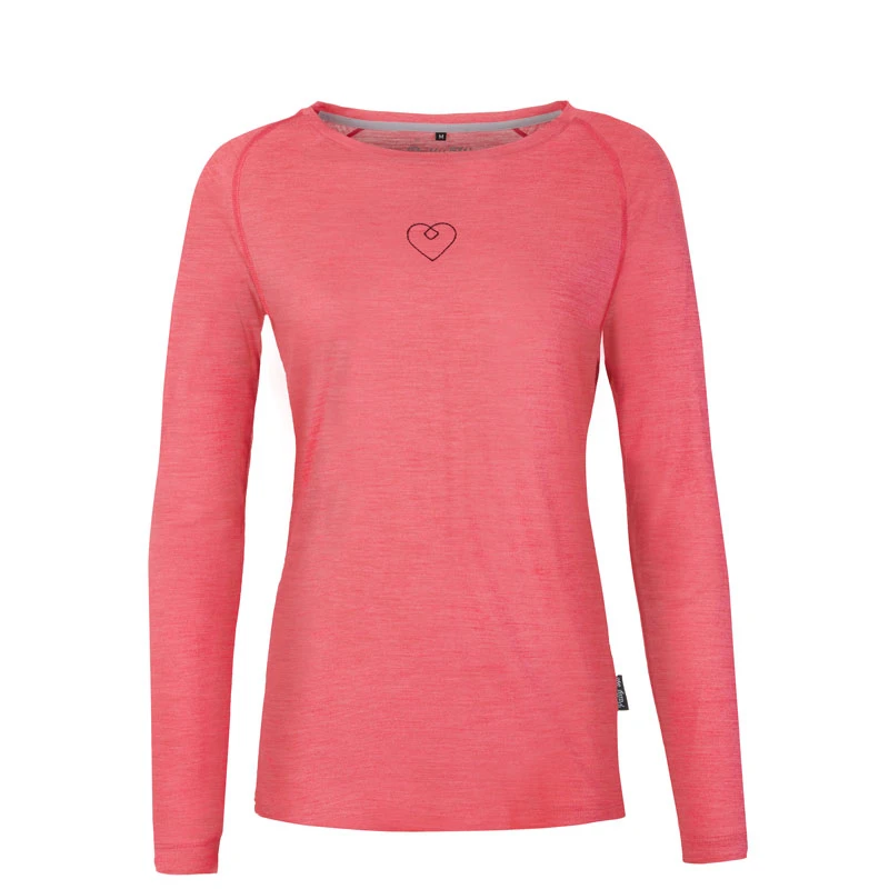 T-Shirt Merino Femme Pally’Hi Heartzl Ls Tee Rare Raspberry 3 T-Shirt Merino Femme Pally’Hi Heartzl Ls Tee Rare Raspberry