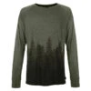 T-Shirt Merino Homme Pally’Hi Organic Skyline Ls Tee Heather Moss