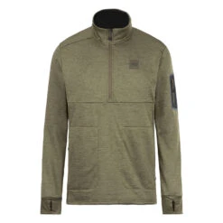 Polaire Picture Bake Grid 1/4 Fleece Dark Army Green