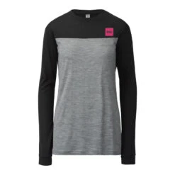 T-Shirt Technique Picture Malyn Merino Grey Melange