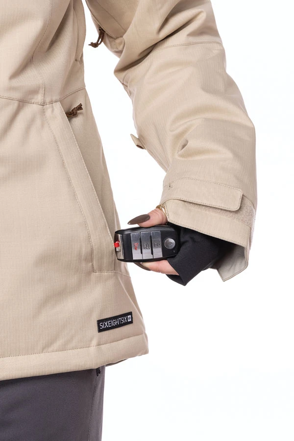 Veste Snow 686 Rumor Insulated Putty Texture 11 Veste Snow 686 Rumor Insulated Putty Texture – Image 9