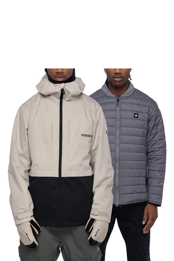 Veste Snow 686 Smarty Form Putty Colorblock 5 Veste Snow 686 Smarty Form Putty Colorblock – Image 3