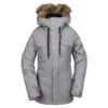 Veste Snow Femme Volcom Shadow Insulated Jacket Heather Grey -Ski Promotion Boutique Volcom Shadow Insulated Jacket Heather Grey